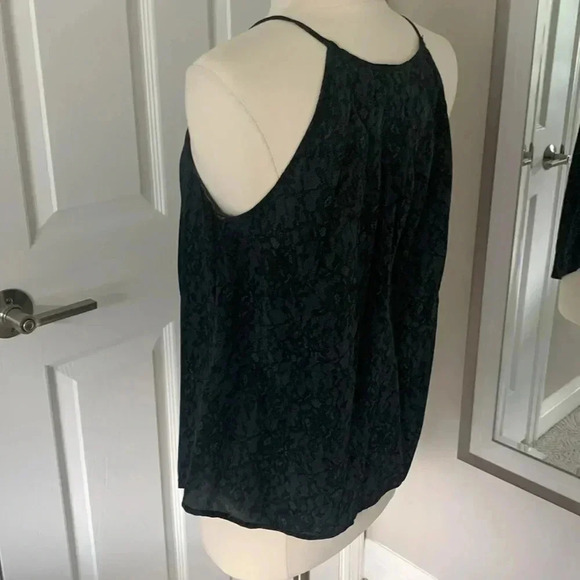 Joie silk tank black lace print size small - Picture 4 of 7